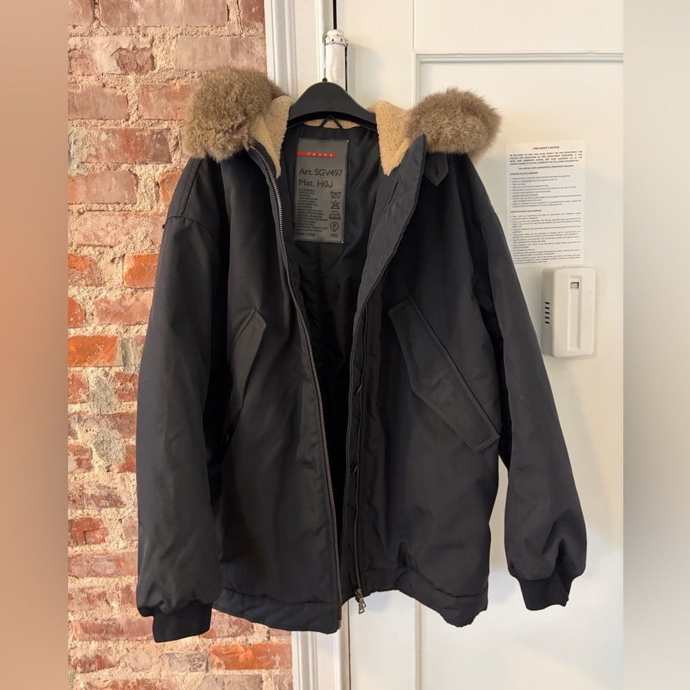 Prada Black Jacket size 48